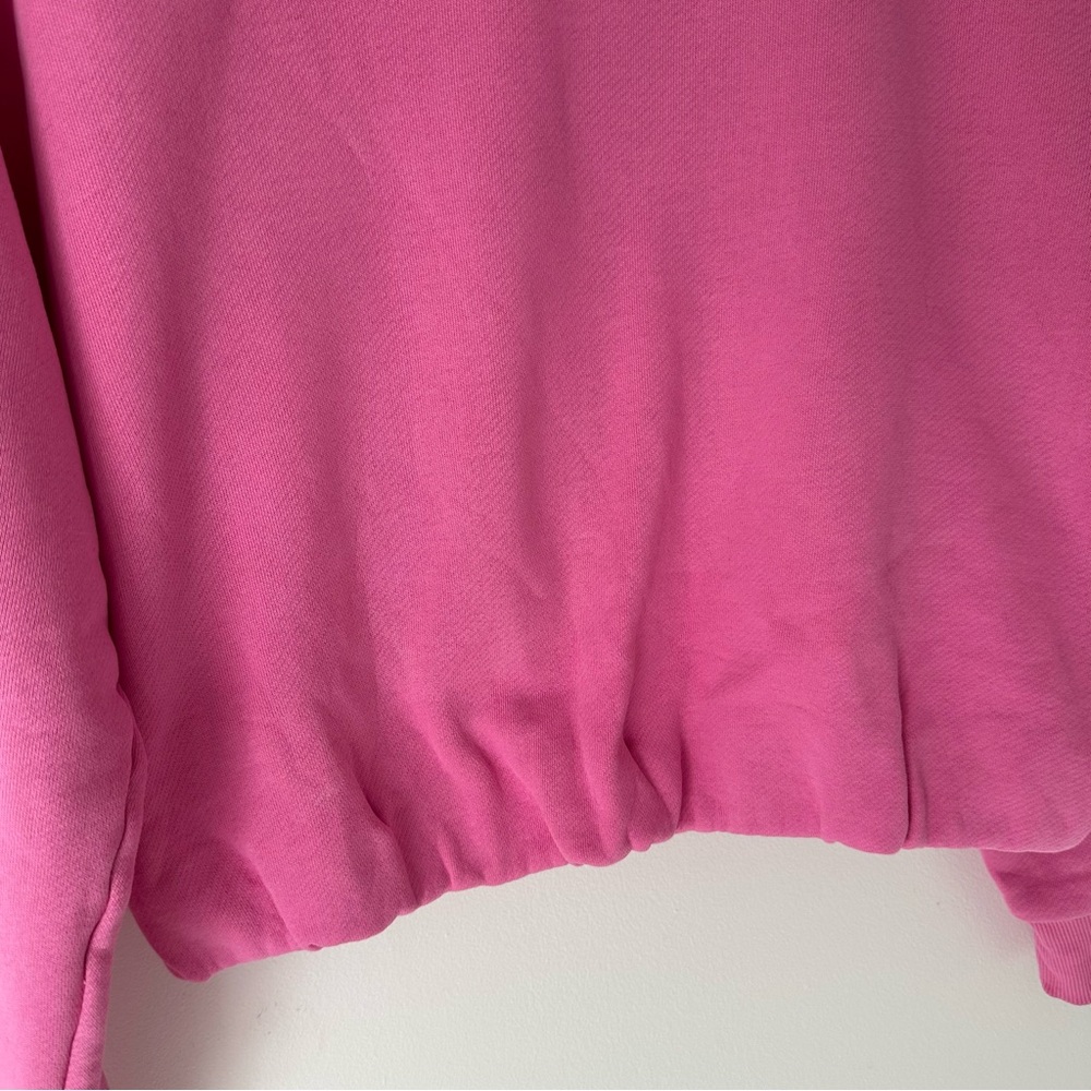 Pink Cropped Sweatshirt - Picture 2 of 8